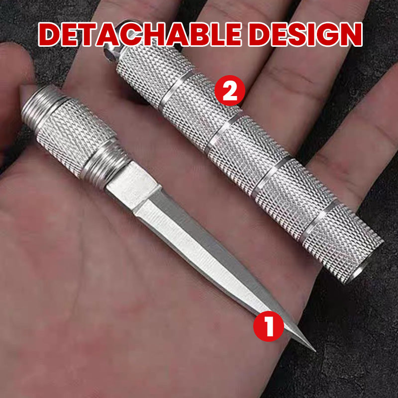 Detachable Portable Pocket Knife with Keychain - Stainless Steel Blade, 33.2g, view 4