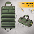 Foldable Tool Storage Bag - Water-Repellent, Lightweight, Mesh Pockets, view 3
