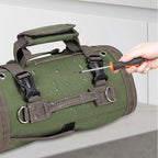 Foldable Tool Storage Bag - Water-Repellent, Lightweight, Mesh Pockets, view 7