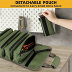 Foldable Tool Storage Bag - Water-Repellent, Lightweight, Mesh Pockets, view 8