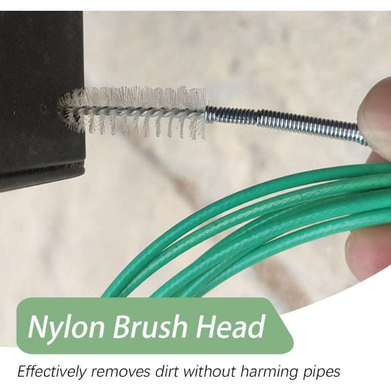 118-Inch Drain Snake Brush for Sunroof and Hvac Lines - Spring-Steel, Nylon Tip, view 3
