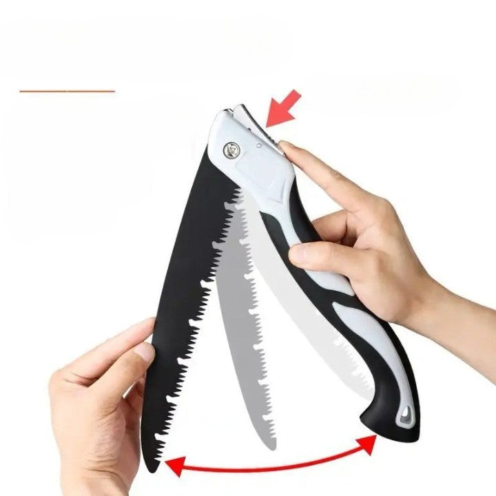 Japanese Manganese Steel Outdoor Foldable Saw - Coarse-Toothed Blade, view 2