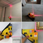 Multifunctional 90° Angle Laser Level for Indoor Use - Engineering Plastic Body, view 4