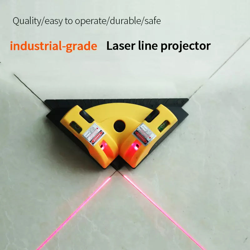Multifunctional 90° Angle Laser Level for Indoor Use - Engineering Plastic Body, view 6