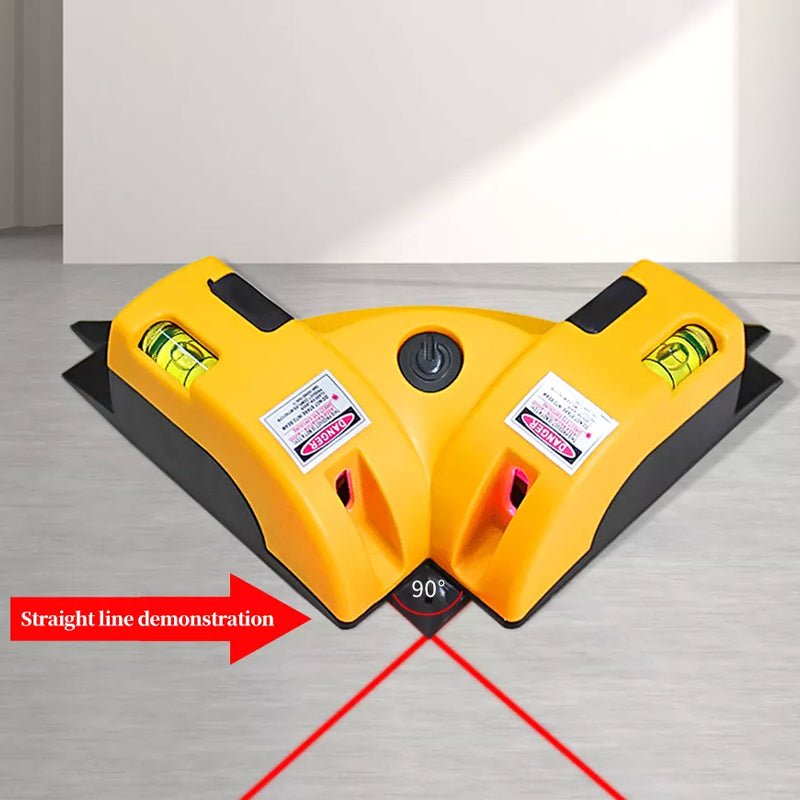 Multifunctional 90° Angle Laser Level for Indoor Use - Engineering Plastic Body, view 7