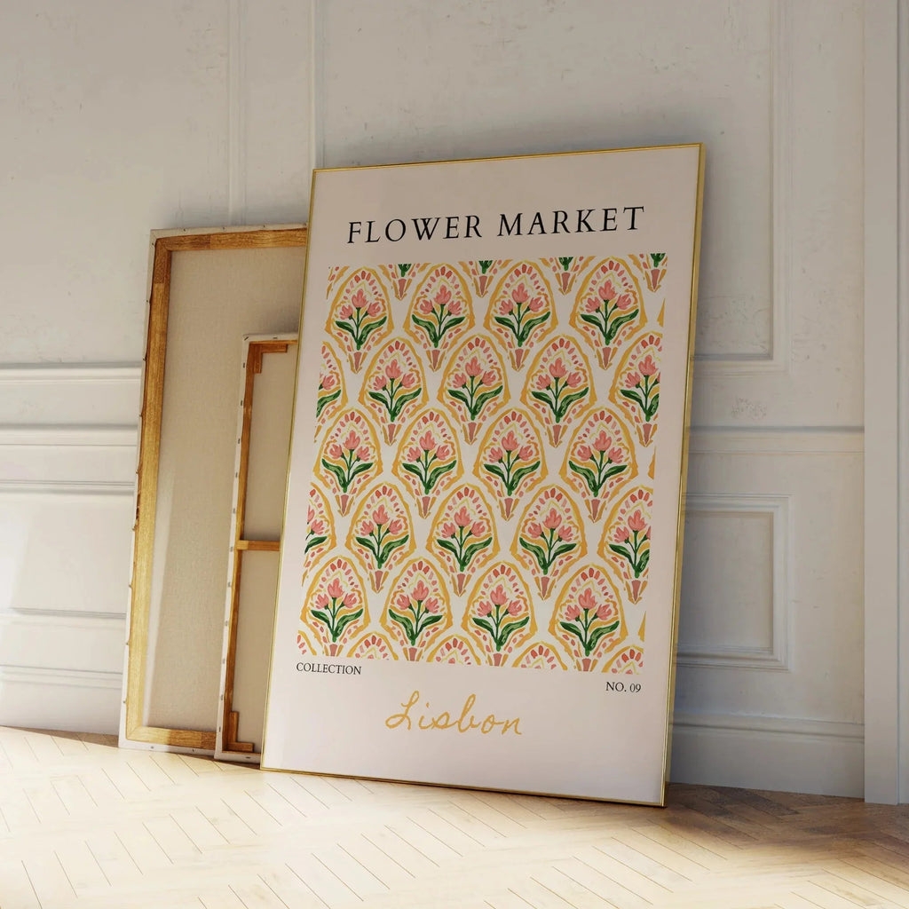 Toren Lisbon Market Canvas Poster-Welvere