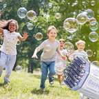 Bubble Machine for Kids - LED Light, Non-Toxic ABS Material, view 2