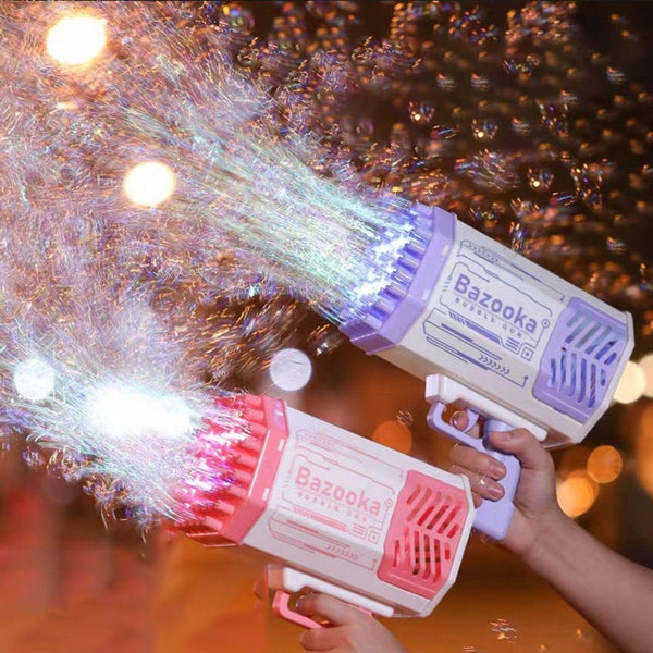 Bubble Machine for Kids - LED Light, Non-Toxic ABS Material, view 4