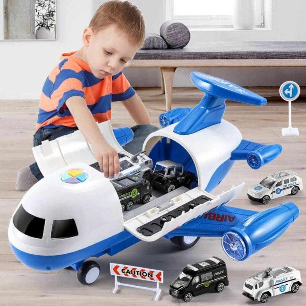 Airplane and Vehicle Play Set for Kids - ABS Plastic, 42 cm Largest Model, view 2