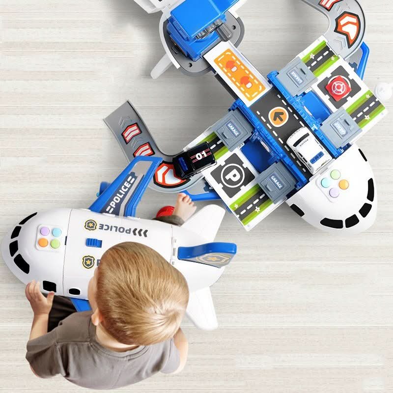 Airplane and Vehicle Play Set for Kids - ABS Plastic, 42 cm Largest Model, view 3