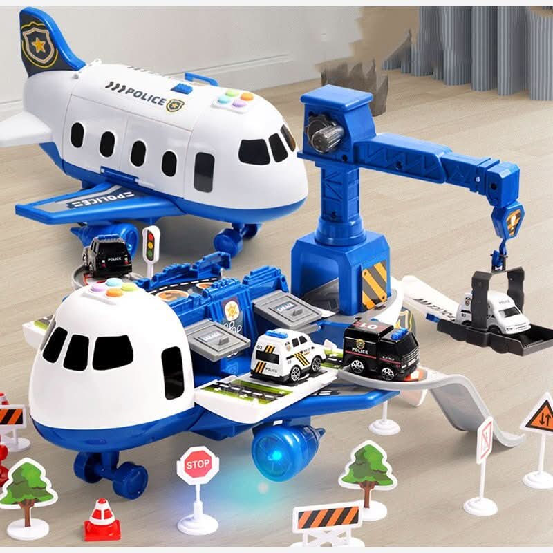 Airplane and Vehicle Play Set for Kids - ABS Plastic, 42 cm Largest Model, view 6