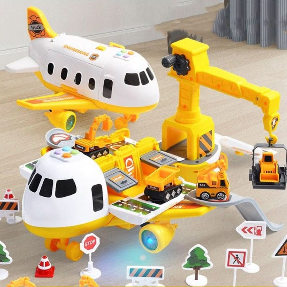 Airplane and Vehicle Play Set for Kids - ABS Plastic, 42 cm Largest Model, view 9