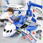 Airplane and Vehicle Play Set for Kids - ABS Plastic, 42 cm Largest Model
