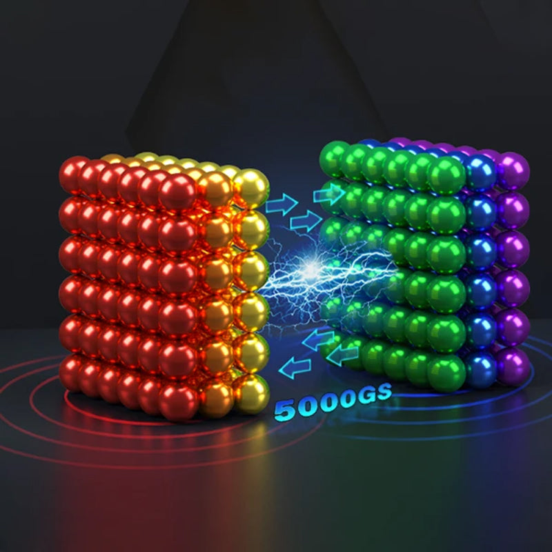 Magnetic Balls for Creativity and Stress Relief - Metal, 0.3 cm Diameter, view 6