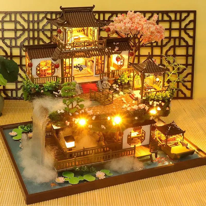DIY Wooden Chinese Ancient Casa Miniature Building Kit - Premium Wood, view 4