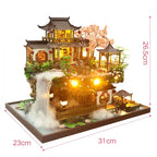 DIY Wooden Chinese Ancient Casa Miniature Building Kit - Premium Wood, view 6