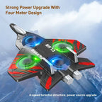 Drone Airplane for Beginners - Durable Foam, Stunt Capable, Easy Controls, view 2