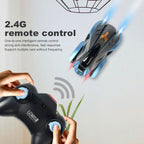 RC Stunt Car with Wall and Ceiling Drive - ABS Plastic, USB Rechargeable, view 3