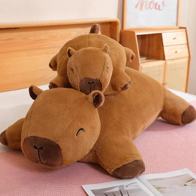 Giant Capybara Snuggle Buddy Plushie - Ultra Soft, Three Sizes, view 11