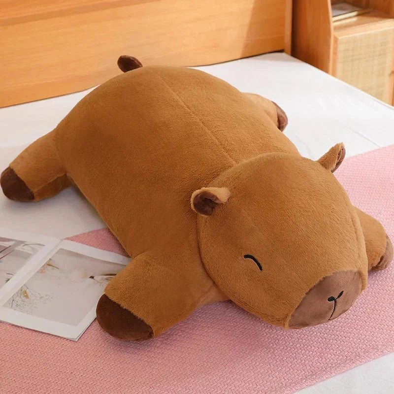 Giant Capybara Snuggle Buddy Plushie - Ultra Soft, Three Sizes, view 12