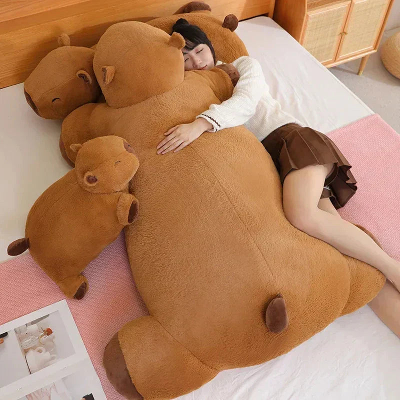 Giant Capybara Snuggle Buddy Plushie - Ultra Soft, Three Sizes, view 13