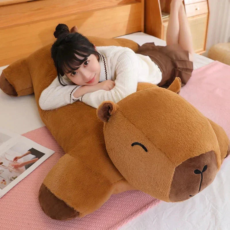 Giant Capybara Snuggle Buddy Plushie - Ultra Soft, Three Sizes, view 14