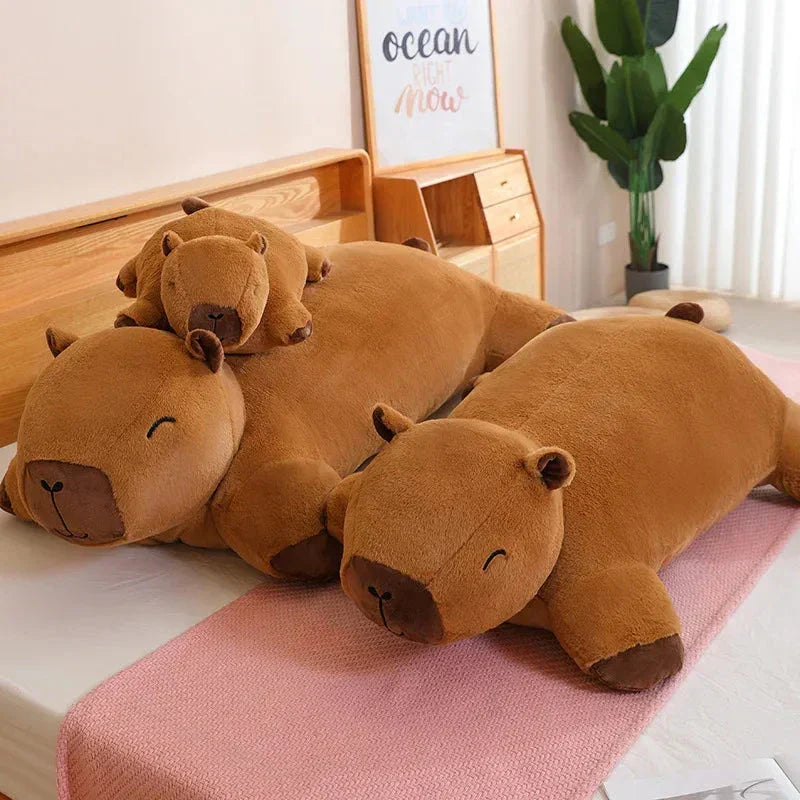 Giant Capybara Snuggle Buddy Plushie - Ultra Soft, Three Sizes, view 5