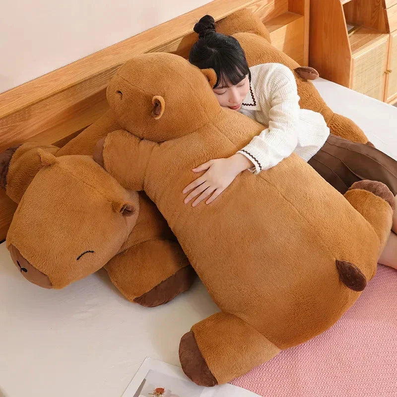 Giant Capybara Snuggle Buddy Plushie - Ultra Soft, Three Sizes, view 8