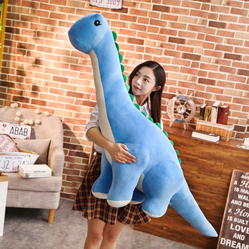 Long Neck Diplodocus Dinosaur Plush Toy - 100% PP Cotton, Cuddly Size, view 3