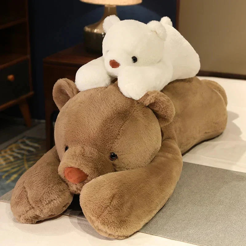 Long Giant Cuddly Teddy Bear Panda Polar Bear Plushies - Oversized, Hugging Arms, view 12