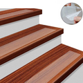 Transparent PEVA Indoor Stair Tread Strips, 10 cm x 61 cm