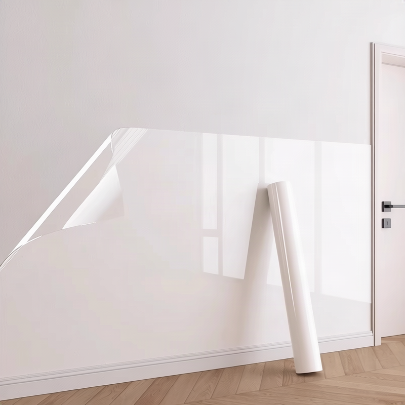 Transparent Self-Adhesive PP Wall Protection Film, 45–120 cm Wide