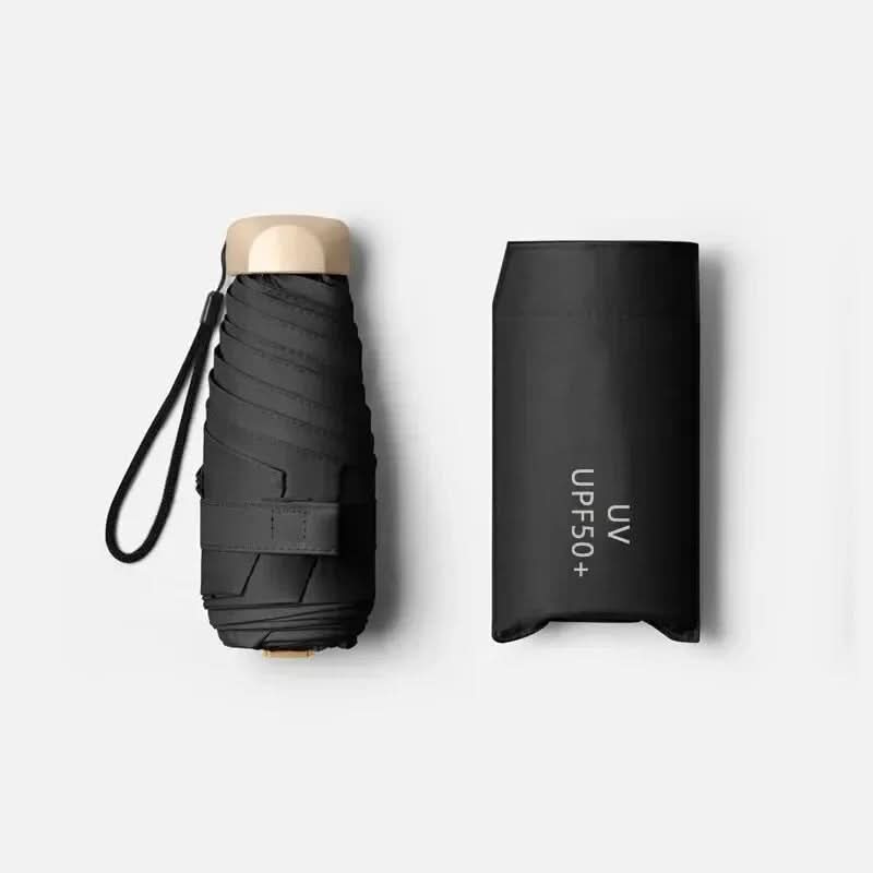 Mini Foldable Umbrella for Travel - UV Protection, Water-Repellent, 19 cm, view 3