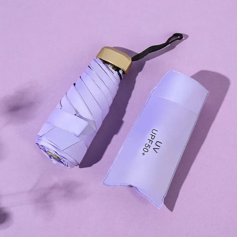 Mini Foldable Umbrella for Travel - UV Protection, Water-Repellent, 19 cm, view 8