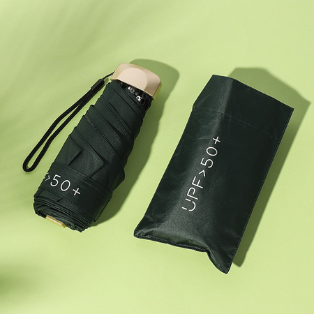 Mini Foldable Umbrella for Travel - UV Protection, Water-Repellent, 19 cm