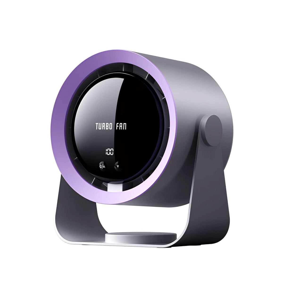 Turbo Blade-Free Fan with LED Display for Bedrooms and Offices