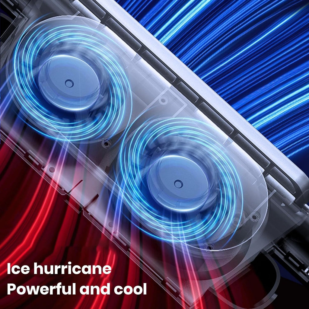 Two-Pack 3-Speed USB Car Cooling Fans with Headrest Mount