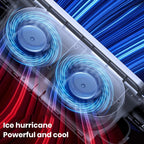 Two-Pack 3-Speed USB Car Cooling Fans with Headrest Mount