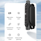 Two-Pack 3-Speed USB Car Cooling Fans with Headrest Mount