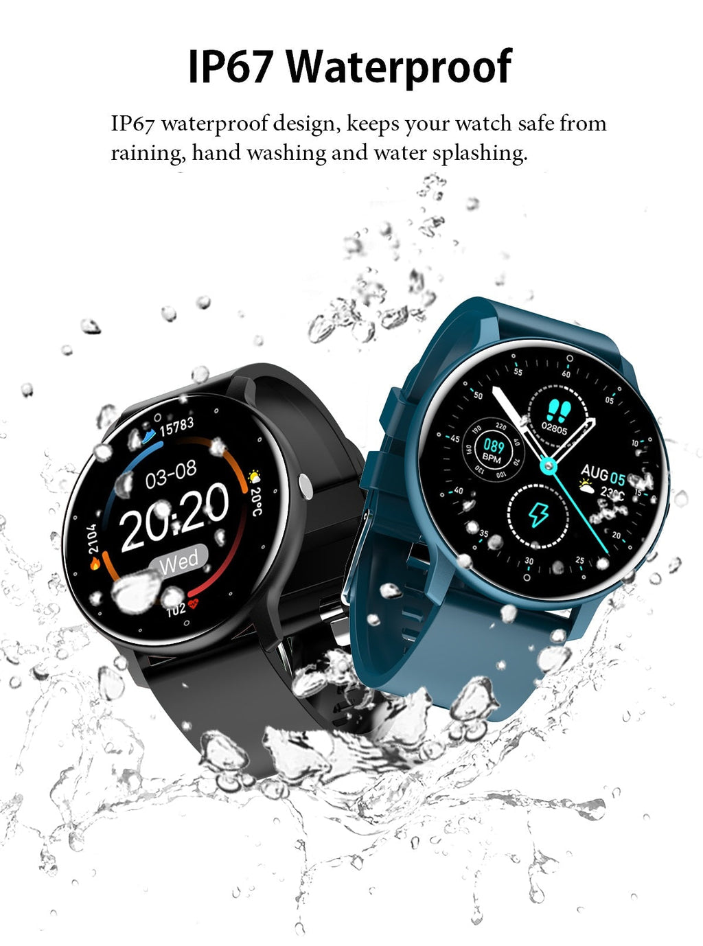 Ultra-Thin Smartwatch with Touchscreen
