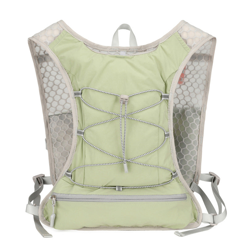 Ultralight Hydration Running Vest with Mesh Panels and Adjustable Straps
