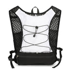 Ultralight Hydration Running Vest with Mesh Panels and Adjustable Straps