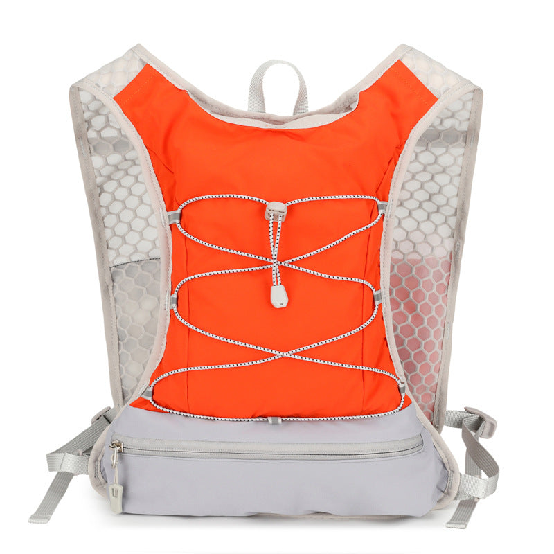Ultralight Hydration Running Vest with Mesh Panels and Adjustable Straps