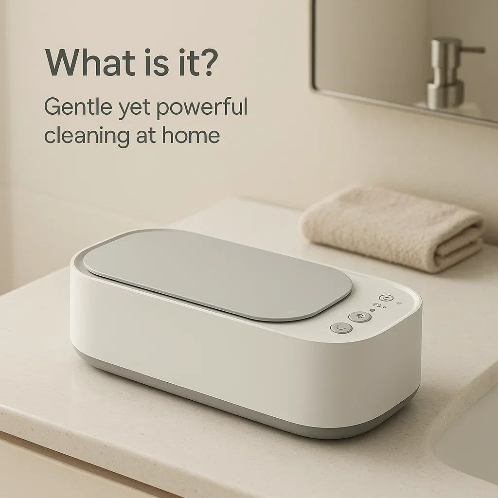 Ultrasonic Jewellery Cleaner for Jewellery, Glasses, Watches and Dentures