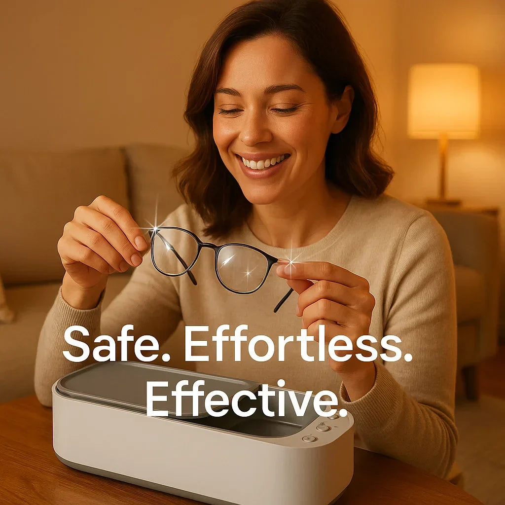 Ultrasonic Jewellery Cleaner for Jewellery, Glasses, Watches and Dentures