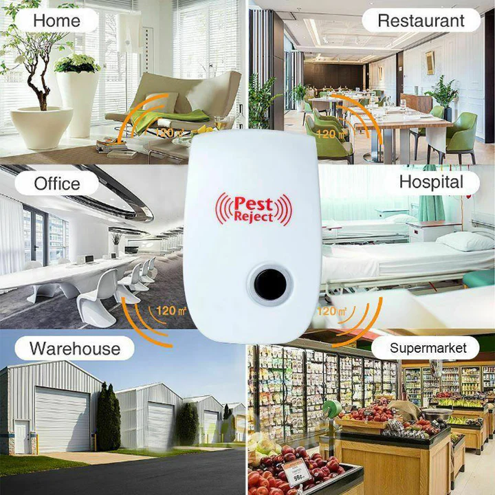 Ultrasonic Squirrel Repeller with PIR Sensor and LED Lights