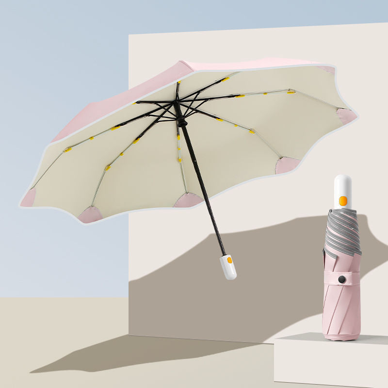 Ladies Parasol with UV Protection - Sturdy Steel, Compact Folding, view 10