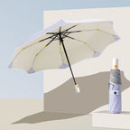 Ladies Parasol with UV Protection - Sturdy Steel, Compact Folding, view 9