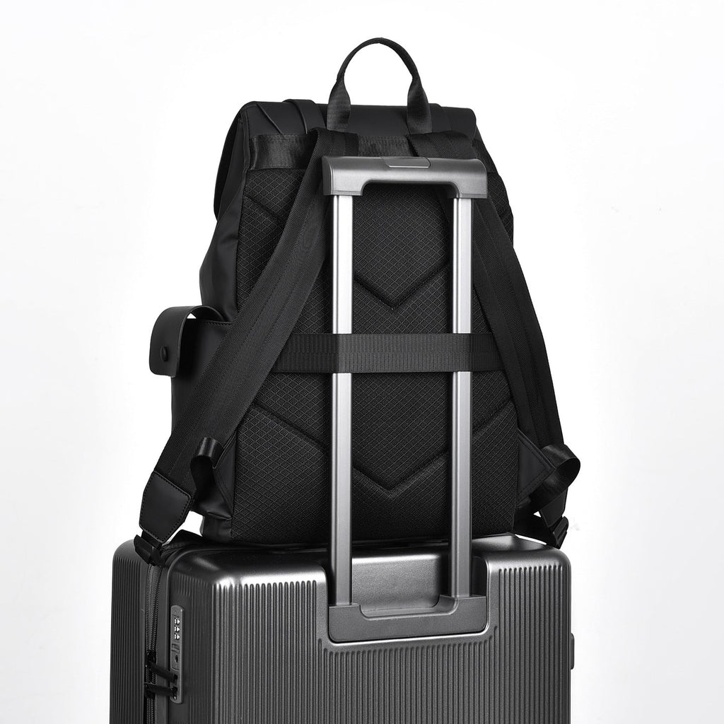 Urban Backpack with Waterproof Fabric, Padded Straps and Side Pockets