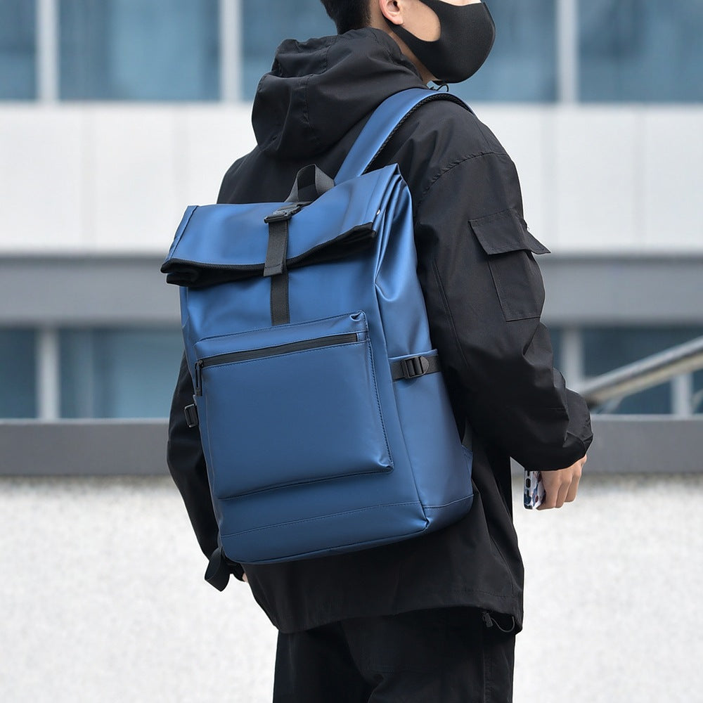 Urban Rolltop Backpack with Laptop Compartment and Padded Straps